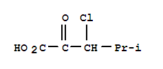 3-氯-4-甲基-2-氧代戊酸结构式_90012-66-1结构式