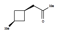 顺式-(9ci)-1-(3-甲基环丁基)-2-丙酮结构式_90046-36-9结构式
