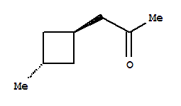 反式-(9ci)-1-(3-甲基环丁基)-2-丙酮结构式_90046-37-0结构式