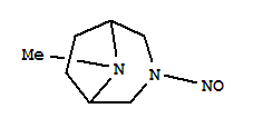3,8-Diazabicyclo[3.2.1]octane,8-methyl-3-nitroso-(7ci) Structure,90049-31-3Structure