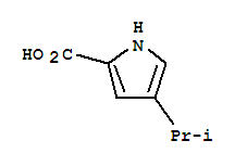 (6CI,7CI)-4-异丙基吡咯-2-羧酸结构式_90087-23-3结构式