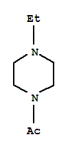(7ci)-1-乙酰基-4-乙基-哌嗪结构式_90152-24-2结构式