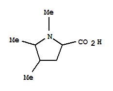 (7ci)-1,4,5-三甲基-脯氨酸结构式_90205-10-0结构式