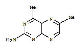 (7CI)-2-氨基-4,6-二甲基-蝶啶结构式_90223-56-6结构式