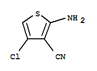 2-氨基-4-氯-3-氰基噻吩结构式_90312-20-2结构式