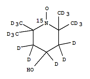 4-Hydroxy-2,2,6,6-tetramethylpiperidine-d17-1-15n-1-oxyl Structure,90429-66-6Structure