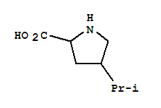 (6ci,7ci)-4-异丙基-脯氨酸结构式_90483-41-3结构式