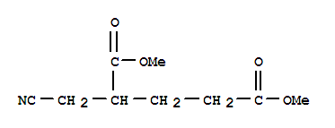 (9ci)-2-(氰基甲基)-戊二酸二甲酯结构式_90643-94-0结构式