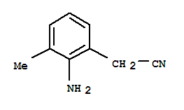 (7ci)-(2-氨基-间甲苯)-乙腈结构式_90765-18-7结构式