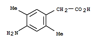 1-(4-氨基-2,5-二甲基苯基)-乙酸结构式_908566-68-7结构式