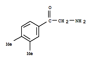 (7ci)-2-氨基-3,4-二甲基-苯乙酮结构式_90874-59-2结构式