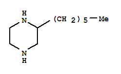 (7ci,9ci)-2-己基-哌嗪结构式_91015-24-6结构式