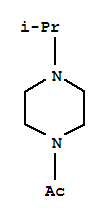(9ci)-1-乙酰基-4-(1-甲基乙基)-哌嗪结构式_91086-20-3结构式