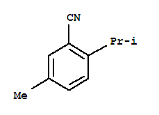 (7ci)-P-异丙基苯-3-甲腈结构式_91131-81-6结构式