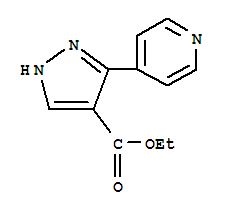 3-(4-吡啶)-1H-吡唑-4-羧酸乙酯结构式_911462-21-0结构式