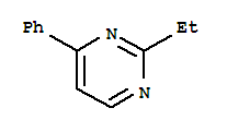 (7CI,9CI)-2-乙基-4-苯基-嘧啶结构式_91391-86-5结构式
