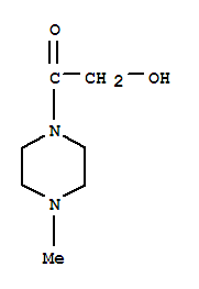 (9ci)-1-(羟基乙酰基)-4-甲基-哌嗪结构式_91406-27-8结构式