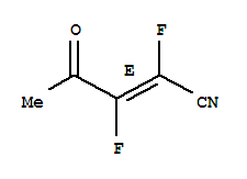 (e)-(9ci)-2,3-二氟-4-氧代-2-戊烯腈结构式_91416-71-6结构式
