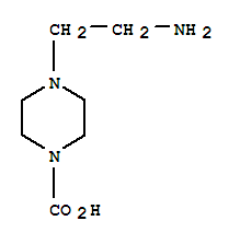(9ci)-4-(2-氨基乙基)-1-哌嗪羧酸结构式_91441-53-1结构式