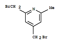 (9CI)-2,4-双(溴甲基)-6-甲基-吡啶结构式_91458-11-6结构式