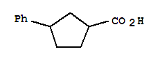 3-苯基环戊烷羧酸结构式_91495-75-9结构式