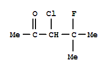 3-氯-4-氟-4-甲基-2-戊酮结构式_91524-36-6结构式