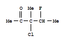 3-氯-4-氟-3-甲基-2-戊酮结构式_91524-39-9结构式