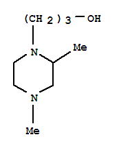 (7ci)-2,4-二甲基-1-哌嗪丙醇结构式_91551-60-9结构式