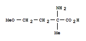 2-氨基-2-甲基-4-甲氧基-丁酸结构式_91724-73-1结构式