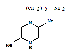 (9ci)-2,5-二甲基-1-哌嗪丙胺结构式_91913-66-5结构式