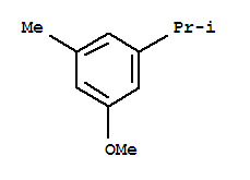 (7ci)-3-异丙基-5-甲基-苯甲醚结构式_91967-53-2结构式