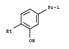 (7ci)-2-乙基-5-异丙基-苯酚结构式_91967-91-8结构式