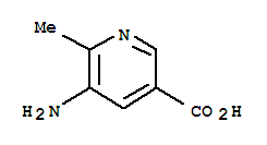 5-氨基-6-甲基烟酸结构式_91978-75-5结构式