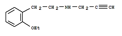 (7ci)-o-乙氧基-n-2-丙炔-苯乙胺结构式_92040-07-8结构式