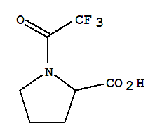 (9CI)-1-(三氟乙酰基)-脯氨酸结构式_92076-93-2结构式
