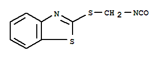 (9ci)-2-[(异氰酰基甲基)硫代]-苯并噻唑结构式_92137-10-5结构式