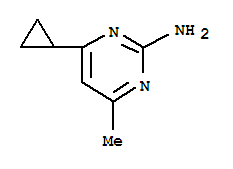 (9ci)-4-环丙基-6-甲基-2-嘧啶胺结构式_92238-61-4结构式