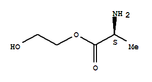 (9ci)-2-羟基乙酯L-丙氨酸结构式_92303-22-5结构式
