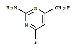 (9ci)-4-氟-6-(氟甲基)-2-嘧啶胺结构式_92311-40-5结构式