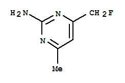 (9ci)-4-(氟甲基)-6-甲基-2-嘧啶胺结构式_92311-42-7结构式
