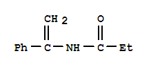 N-(1-苯基乙烯)-丙酰胺结构式_92520-07-5结构式