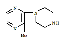 (7ci)-1-(3-甲基吡嗪)-哌嗪结构式_93263-83-3结构式