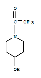 (9ci)-1-(三氟乙酰基)-4-羟基哌啶结构式_93343-02-3结构式