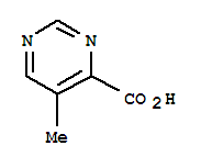5-甲基-4-嘧啶羧酸结构式_933683-35-3结构式