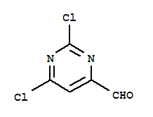 2,6-二氯-4-嘧啶甲醛结构式_933746-24-8结构式