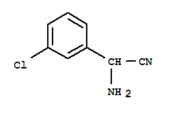 2-氨基-2-(3-氯苯基)乙腈结构式_93554-79-1结构式