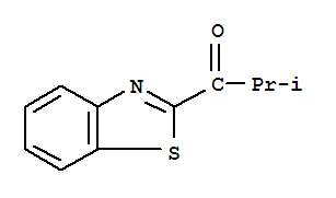 (9ci)-1-(2-苯并噻唑)-2-甲基-1-丙酮结构式_96327-88-7结构式