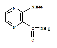 (6CI)-3-甲基氨基-吡嗪酰胺结构式_98135-38-7结构式