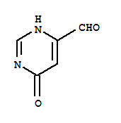 (6ci)-1,6-二氢-6-氧代-4-嘧啶羧醛结构式_98136-87-9结构式