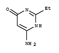 (6ci)-6-氨基-2-乙基-4-羟基嘧啶结构式_98197-14-9结构式